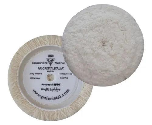 Wool Pad for High Cutting 100% Wool Compounding Pad Single Side - High Cutting Performance - Detailing Store