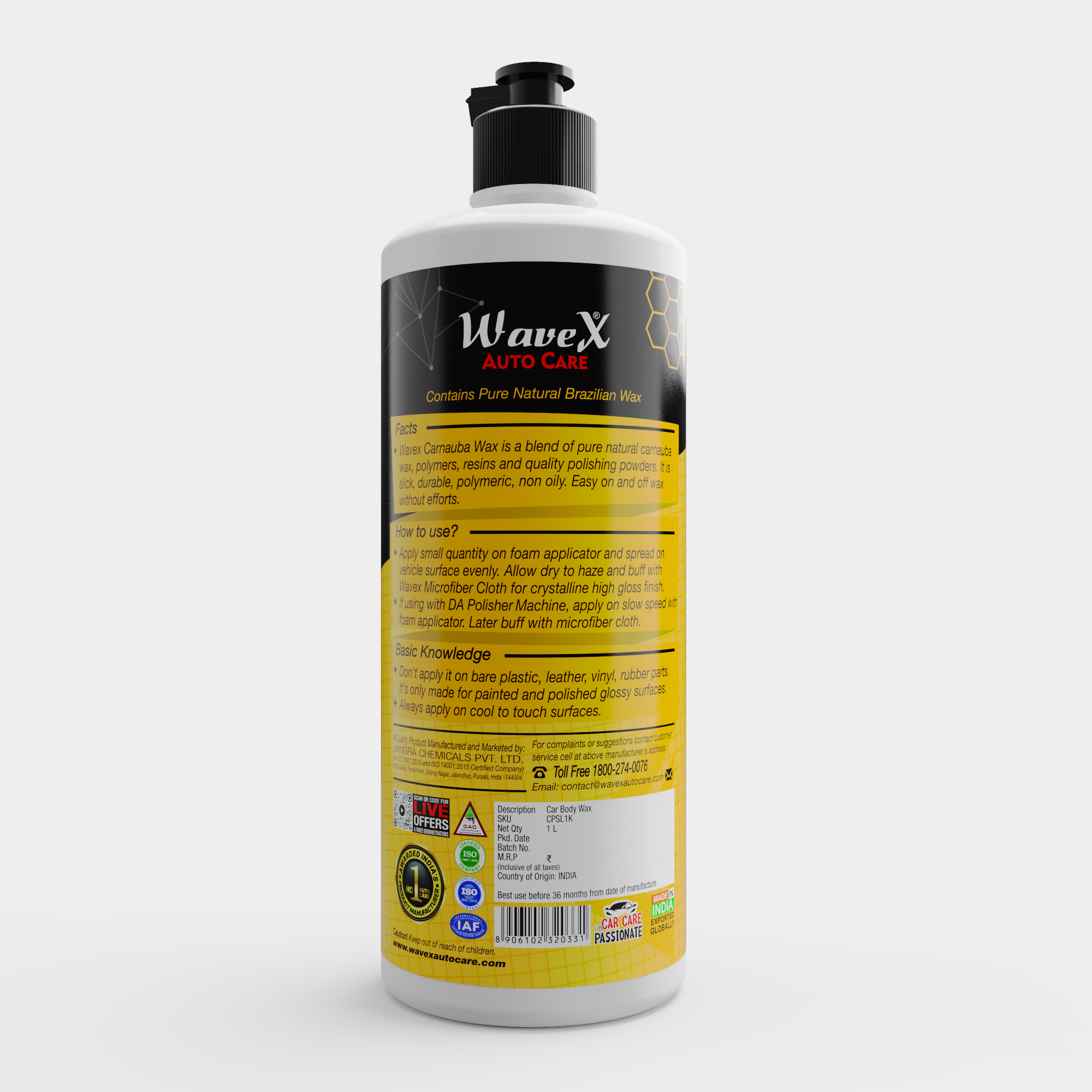 Carnauba Wax Car Polish | Car Wax that Provides Deep Wet Shine - Detailing Store