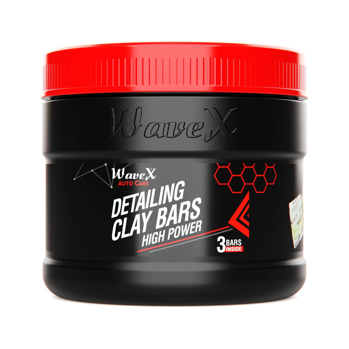 Clay Bar (100g x 3)- Premium Car Detailing Clay Fallout Removes Environmental Deposits- No Scratches No Swirls Guaranteed - Detailing Store