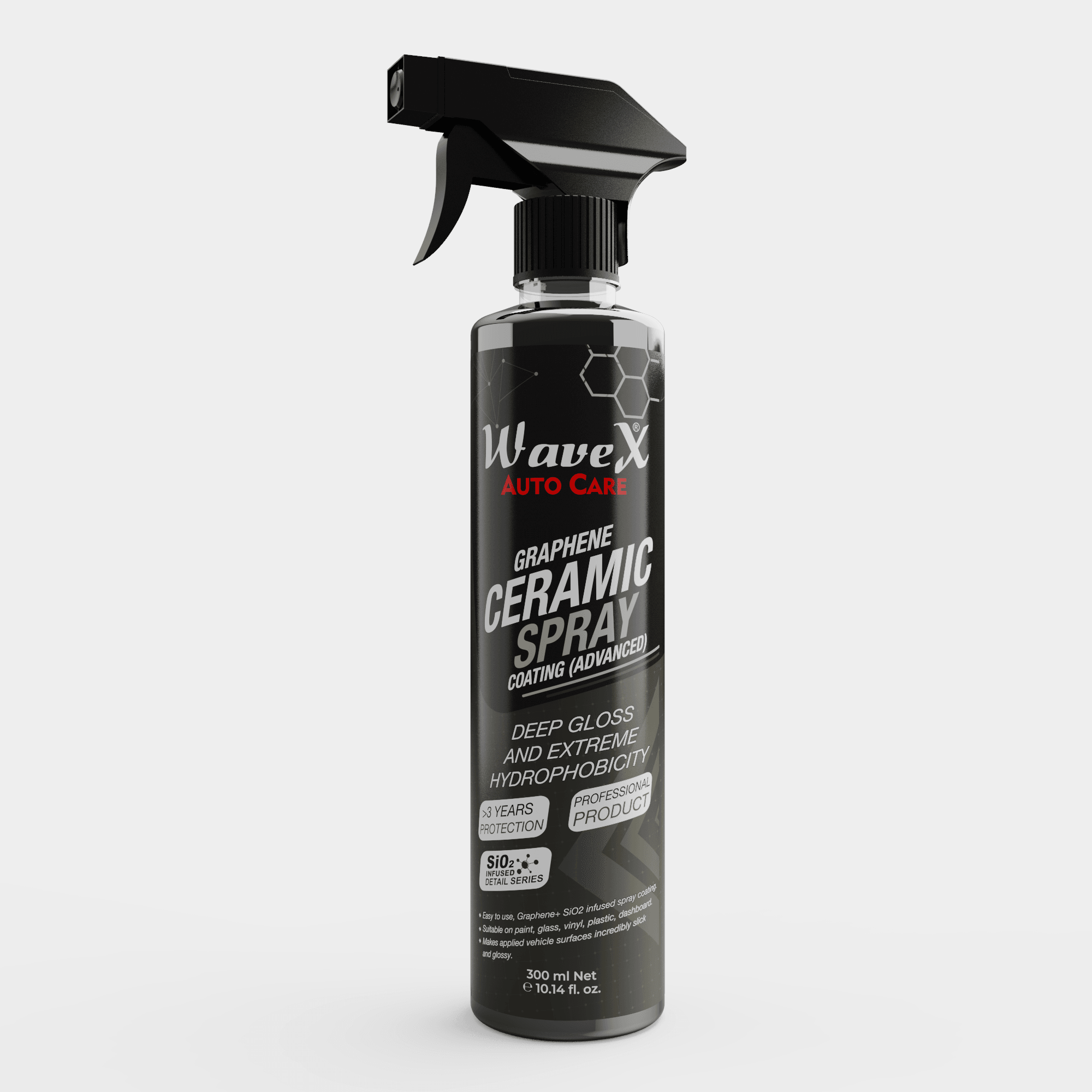 Advanced Graphene Ceramic Coating Spray 300ml | DIY High-Gloss Ceramic Protection for Cars - Detailing Store