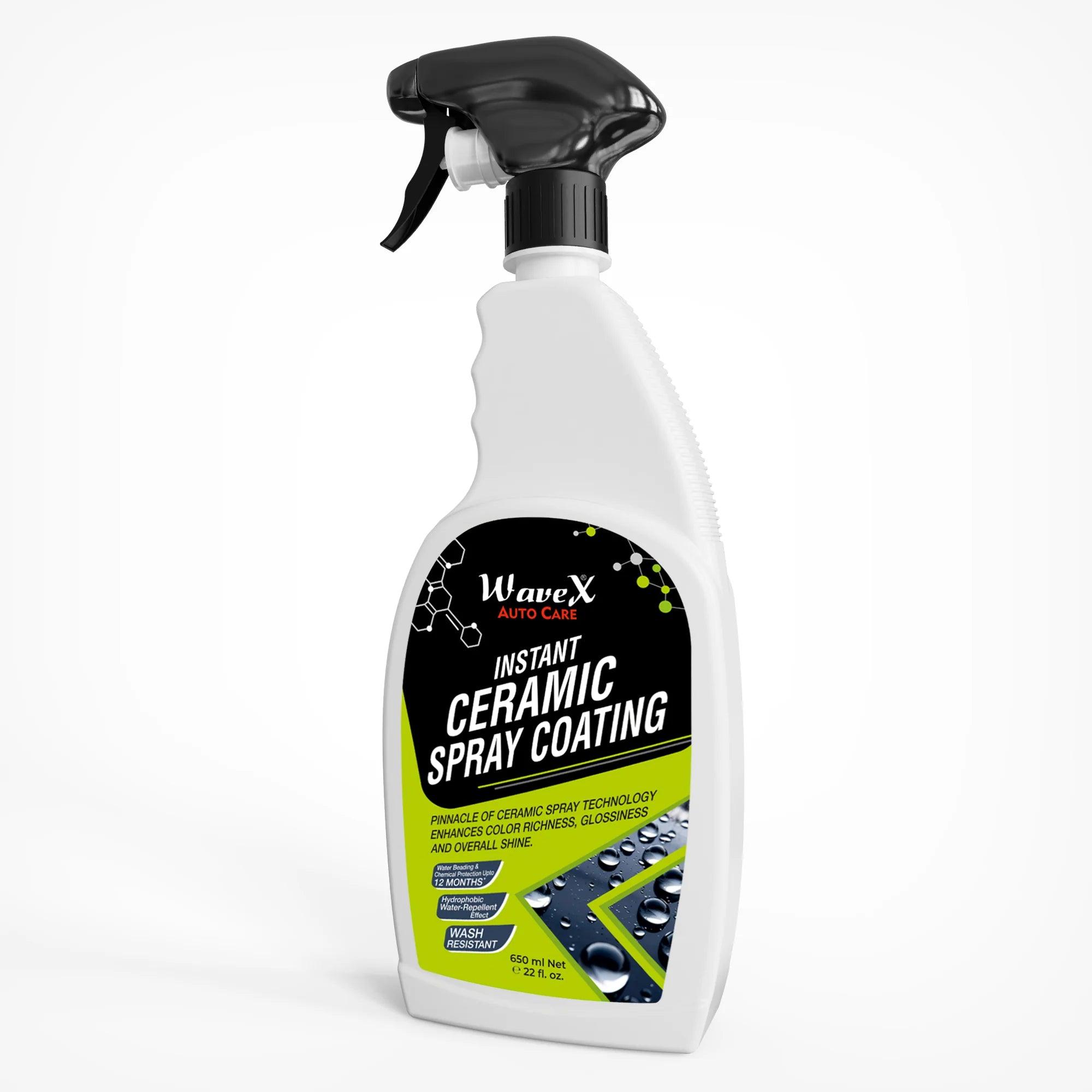 Instant Ceramic Coating for Car 650ml – Easy to Apply, Just Spray and Wipe, Super Hydrophobic, Extreme Gloss, Smoothness and Protects Paint - Detailing Store