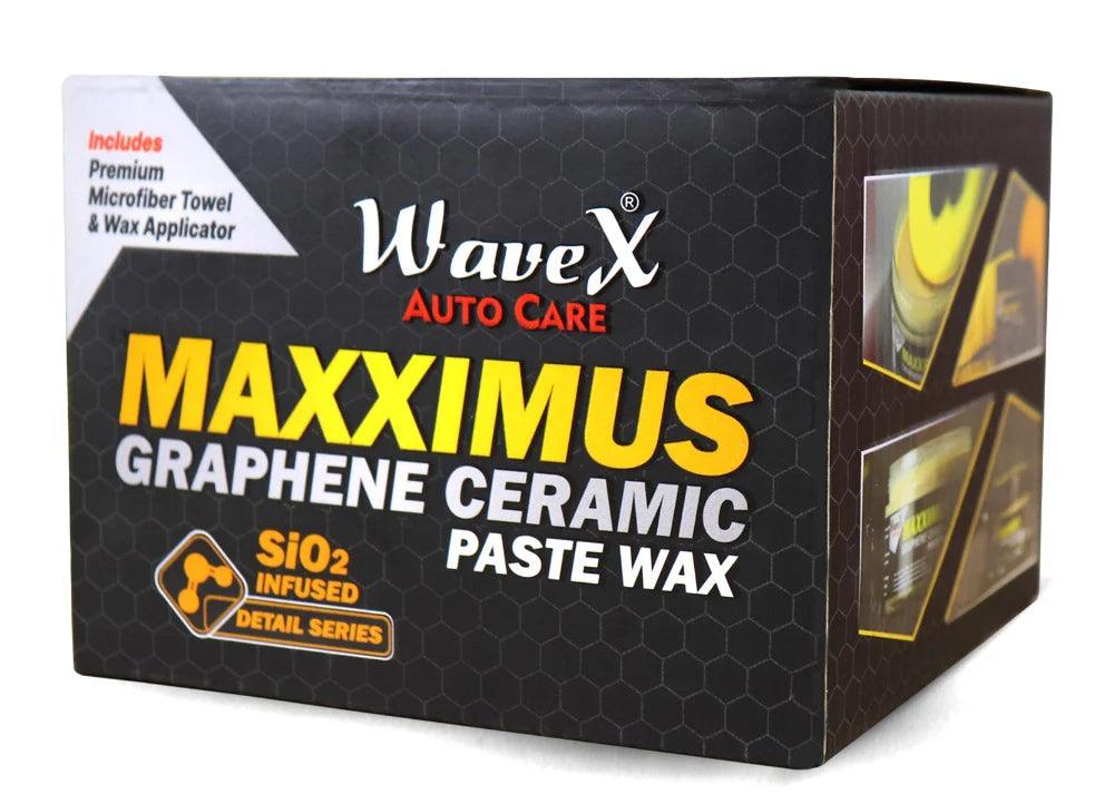 Ceramic Graphene Paste Wax Infused with SIO2, Premium Graphene Ceramic Rich Wax for Superior Hydrophobicity, Gloss and Paint Protection - Detailing Store