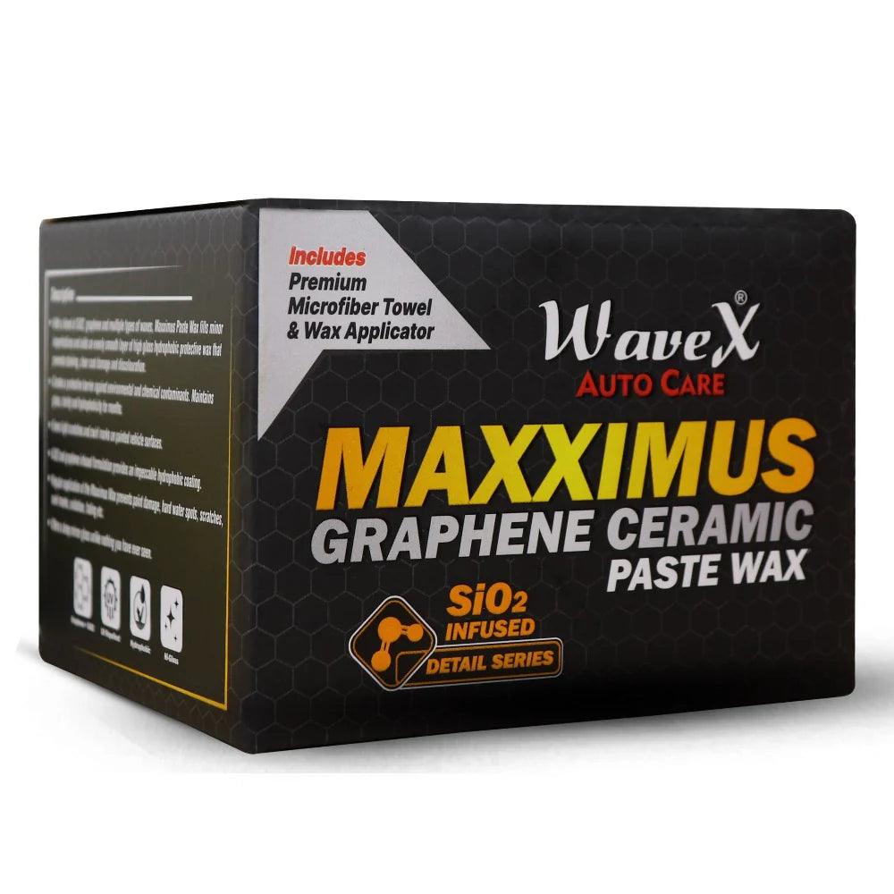 Ceramic Graphene Paste Wax Infused with SIO2, Premium Graphene Ceramic Rich Wax for Superior Hydrophobicity, Gloss and Paint Protection - Detailing Store