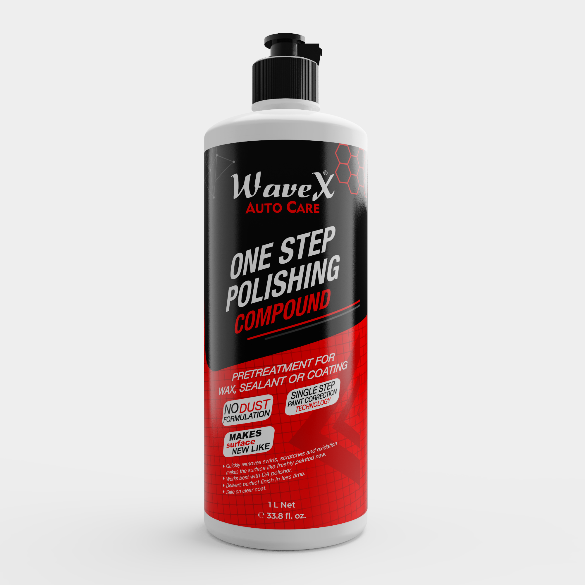 Wavex One Step Polishing Compound 350ml - Paint Correction Compound before Wax or Ceramic Coating