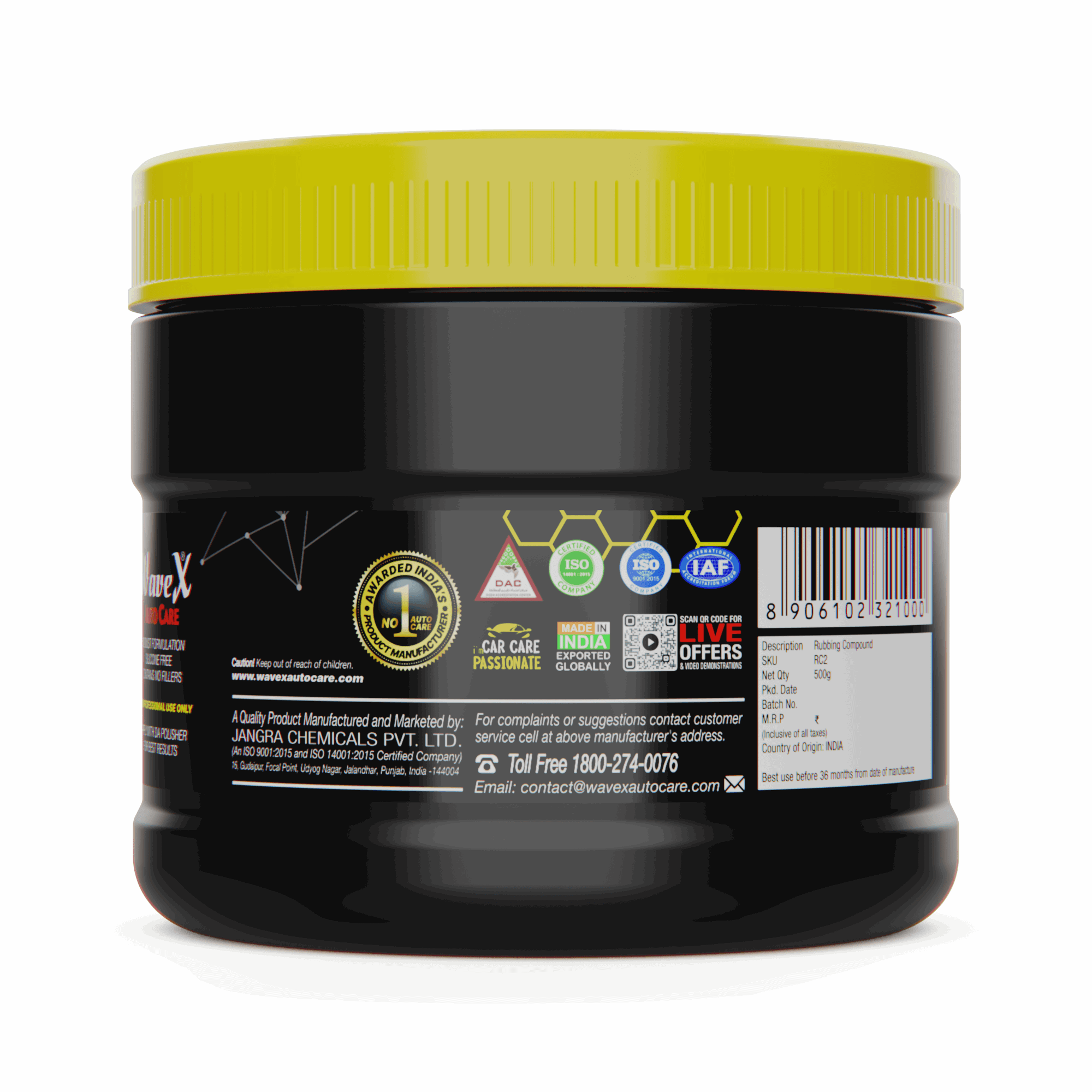 Medium Cut Rubbing Compound Plus Polish (500 gm)