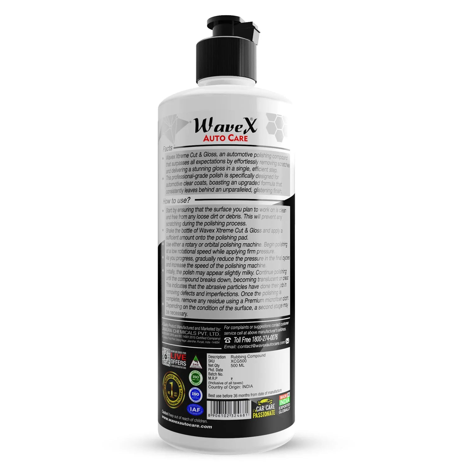 Xtreme Cut & Gloss 1-Step Compound - Professional Grade Polish for Exceptional Paint Correction and Stunning Gloss - Diminishing Abrasives - Silicone-Free - Versatile and Easy to Use - Detailing Store