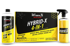 Hybrid-X Spray Wax, Waterless Wash, Rinse Aid and Quick Detailer 1 Litre | Dilutes 20 Times with Water - Detailing Store