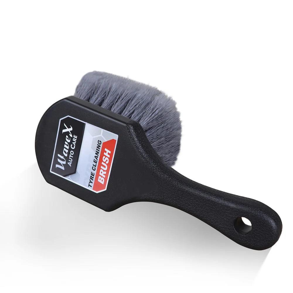 Tyre Cleaning Brush - Effective Bristles for Spotless Tyres - Comfortable Grip - Versatile Design - Efficient and Durable Tyre Cleaning Tool - Detailing Store