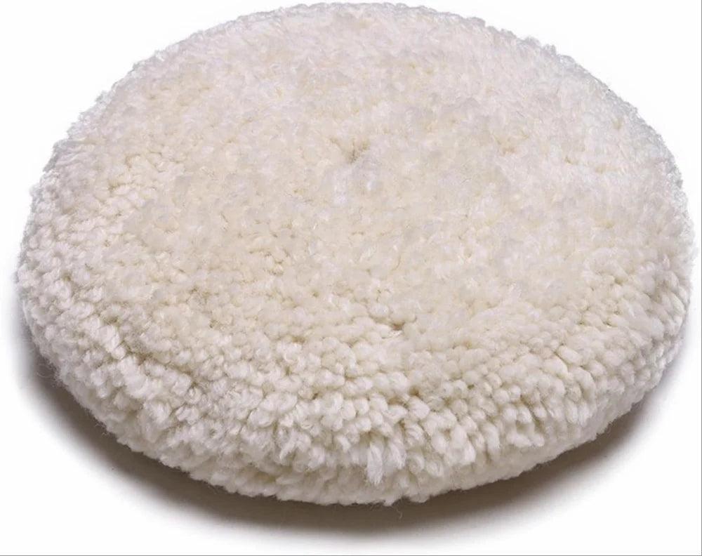 Wool Pad for High Cutting 100% Wool Compounding Pad Single Side - High Cutting Performance - Detailing Store